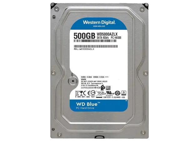 მყარი დისკი Western Digital BLUE 500GB WD5000AZLX, 2 image