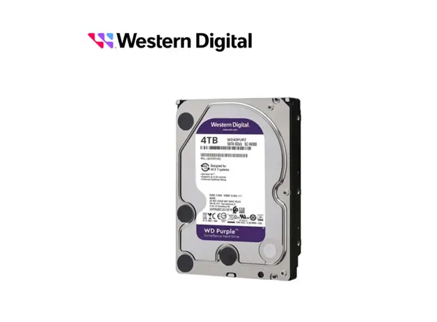 მყარი დისკი HDD WD 4TB PURPLE WD43PURZ, 2 image