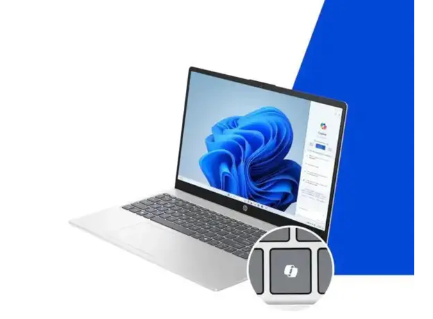 ნოუთბუქი HP 15-FD0113DX | i3-N305 | 8GB | 128GB SSD | 15.6" | WIN11 | Natural Silver | C0CM1UA#ABA, 3 image