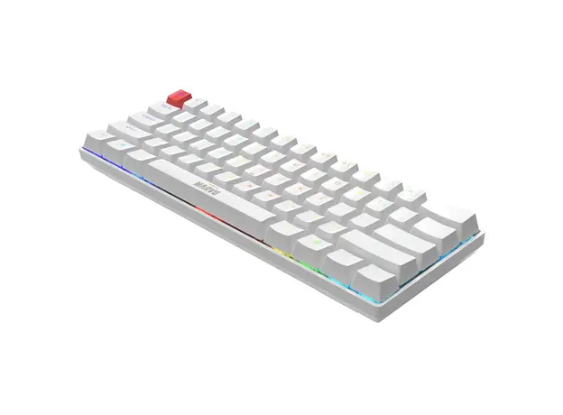 კლავიატურა MARVO Saber wired mechanical gaming keyboard RGB lighting White, 3 image