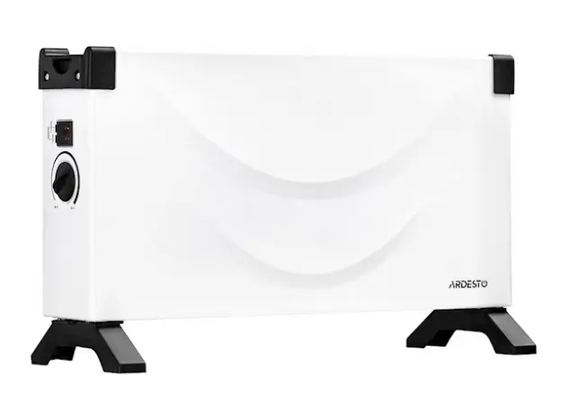 ელექტრო გამათბობელი Ardesto Convector , 20m2, 2000w, mechanical control, open heating element, white, 5 image