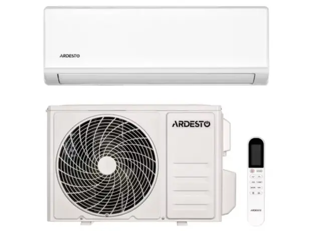 კონდიციონერი ARDESTO CoolSmart 25m2 inverter 9000BTU 2.5kW A/A -15°С Wi-Fi R32 white, 4 image