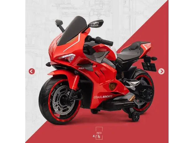 ბავშვის ელექტრო მოტოციკლი V5R-RED, 3 image