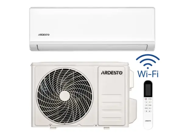 კონდიციონერი ARDESTO CoolAirLite 25m2 on/off 9000BTU 2.5kW A/A -7°С R32 white, 5 image