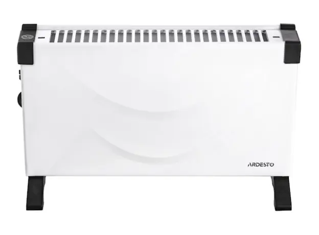 ელექტრო გამათბობელი Ardesto Convector , 20m2, 2000w, mechanical control, open heating element, white, 2 image