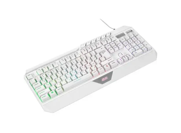 კლავიატურა 2E GAMING Membrane keyboard KG315 110key, USB-A, EN/UA, RGB, white, 2 image