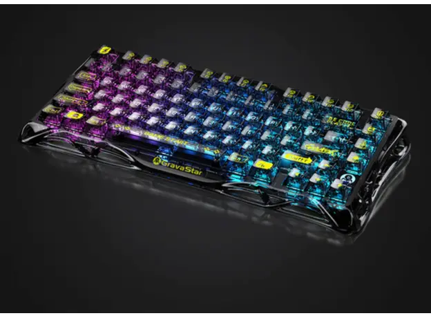 კლავიატურა GravaStar Mercury K1 Lite 75% Wireless Mechanical Gaming Keyboard, 5 image
