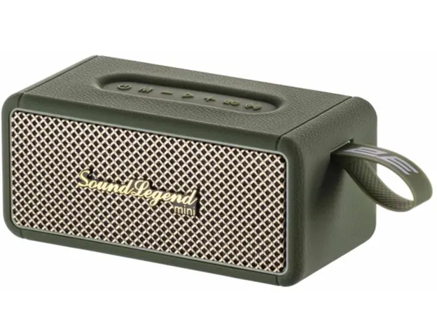 დინამიკი 2E SoundLegend Mini 40W, BT 5.3, TWS, FLAC, MP3, WAV, EQ, Power Bank, IPX6, Green