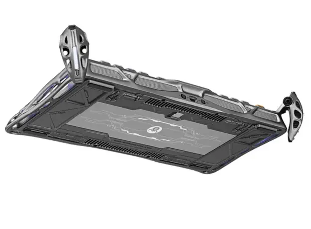 კლავიატურა GravaStar Mercury K1 Pro 80keys, GravaStar x Kailh Speedy Mint, BT/WL/USB, RGB, Interstellar Silver, 6 image