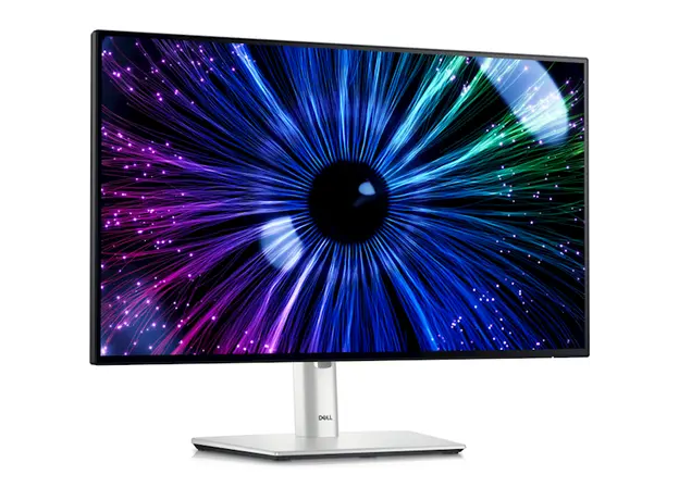მონიტორი Dell 210-BKJF UltraSharp U2424HE, 23.8", Monitor, FHD, IPS, HDMI, USB, USB-C, RJ45, DP, Silver, 2 image