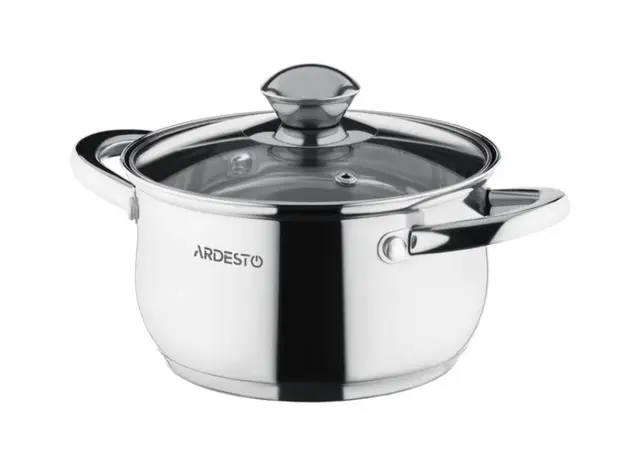 ქვაბების ნაკრები Ardesto Cookware set  Gemini Gourmet Varese, 10 pcs., stainless steel, 4 image