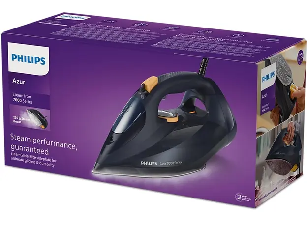 უთო Philips Iron DST7060/20 Blue/Yellow, 2 image