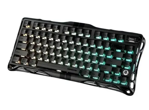 კლავიატურა GravaStar Mercury V75 80keys, Magnetic Jade Pro, 8K, USB-A, RGB, Stealth Black, 3 image