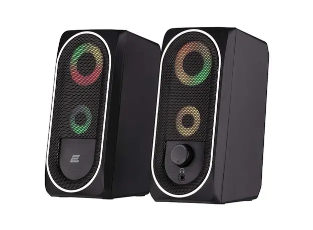 დინამიკი 2E Multimedia speaker PCS234 RGB, 2.0, USB, Black