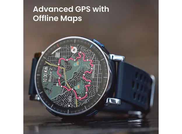 სმარტ საათი Xiaomi Amazfit Active 3 Premium Atlas Blue, 5 image