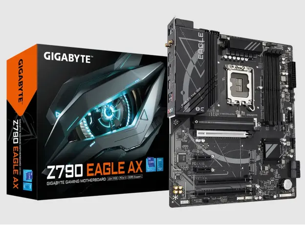 დედა დაფა GIGABYTE Z790 EAGLE AX s1700 Z790 4xDDR5 M.2 HDMI DP Wi-Fi ATX