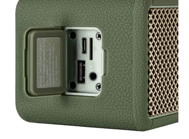 დინამიკი 2E SoundLegend Mini 40W, BT 5.3, TWS, FLAC, MP3, WAV, EQ, Power Bank, IPX6, Green, 4 image