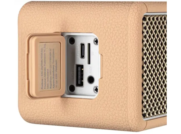 დინამიკი 2E SoundLegend Mini 40W, BT 5.3, TWS, FLAC, MP3, WAV, EQ, Power Bank, IPX6, Brown, 4 image