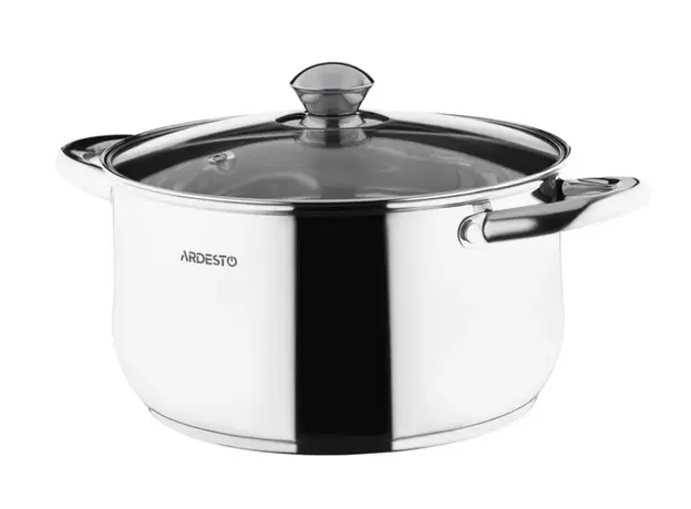 ქვაბების ნაკრები Ardesto Cookware set  Gemini Gourmet Varese, 10 pcs., stainless steel, 6 image
