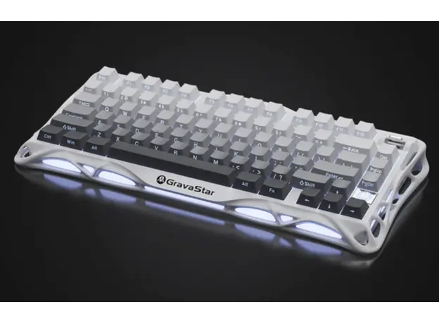 კლავიატურა GravaStar Mercury K1 75% Wireless Mechanical Gaming Keyboard, 3 image