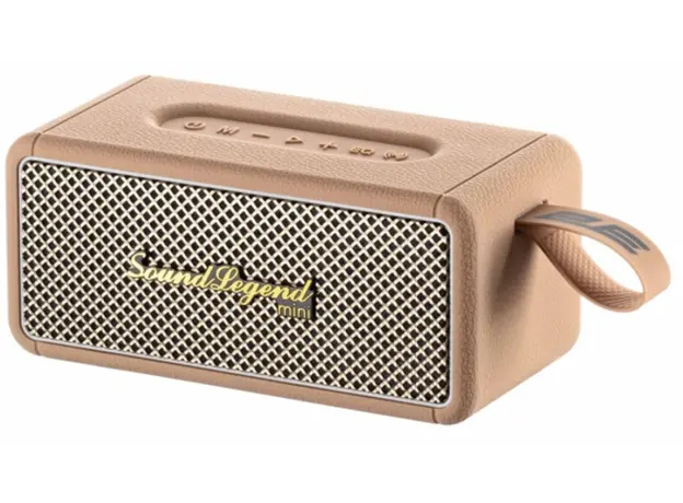 დინამიკი 2E SoundLegend Mini 40W, BT 5.3, TWS, FLAC, MP3, WAV, EQ, Power Bank, IPX6, Brown