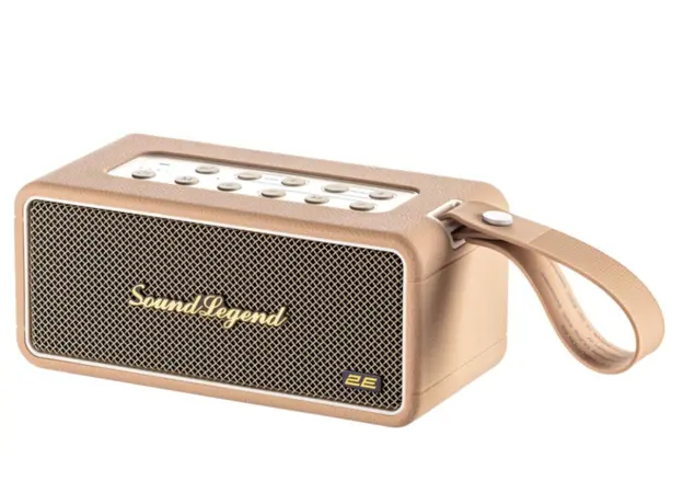 დინამიკი 2E SoundLegend 80W, BT 5.3, TWS, FLAC, MP3, WAV, EQ, Power Bank, IPX6, RGB, Brown, 2 image