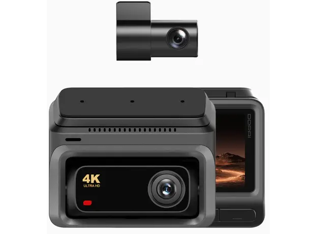 Car video recorder DDPAI Z60 2026 4K Dashcam 140°, WIFI GPS, Bluetooth Front and Rear Cam, Black