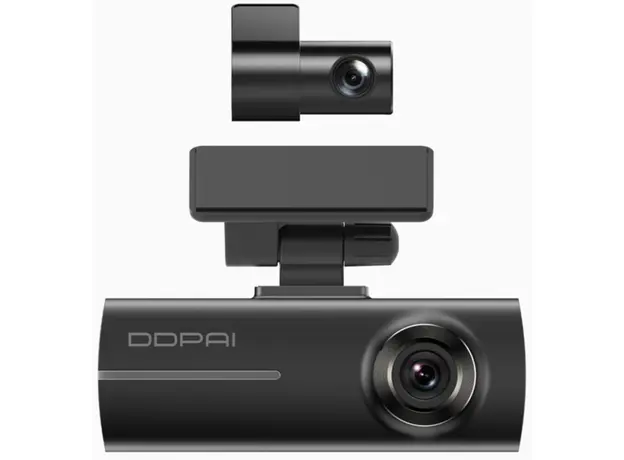 Car Video Recorder DDPAI N1 Dual 1296P FHD Dash Cam 135°, WIFI Front and Rear Cam, Black, 2 image