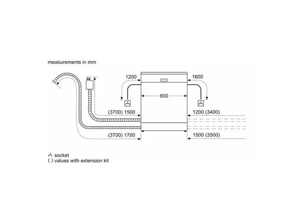 Bosch SMS4EMI60V dishwasher, 6 image