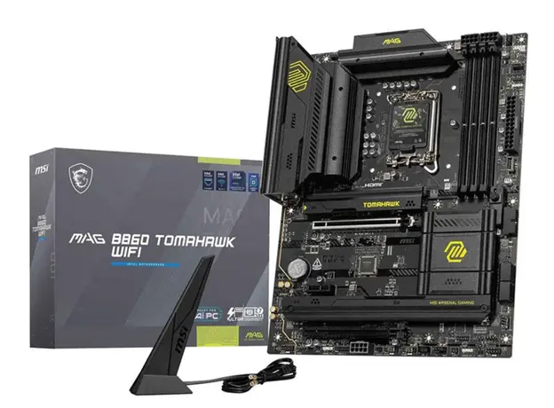 Motherboard MSI MAG B860 TOMAHAWK WIFI s1851 B860 4xDDR5 M.2 HDMI DP Wi-Fi BT ATX