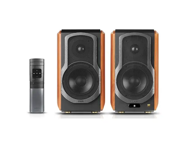 Speaker Edifier S1000W, 120W, Optical, Coaxial, Bluetooth, Wi-Fi, Speaker, Brown, 3 image