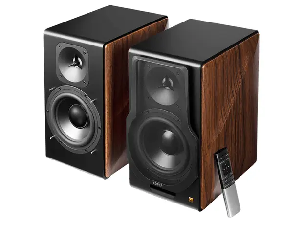 Speaker Edifier S3000MK Ⅱ, 256W, Bluetooth, XLR, Optical, RCA, Coaxial, USB, Speaker, Brown, 2 image