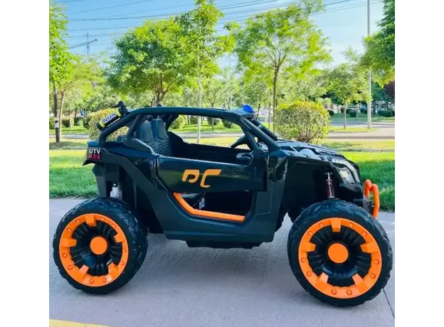 Children's electric car with iron shock absorbers 908-BLACK, 5 image