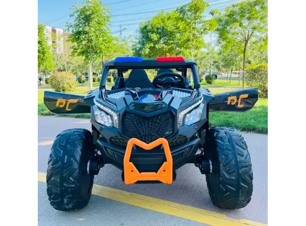 Children's electric car with iron shock absorbers 908-BLACK, 2 image