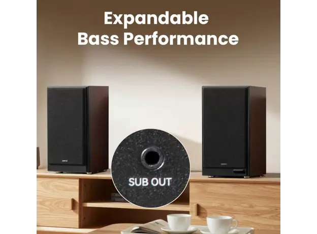 Speaker Edifier R2750DB MKII, 144W, HDMI eARC, Optical, Coaxial, Line In, Bluetooth, Powered Bookshelf Speakers, Walnut, 5 image