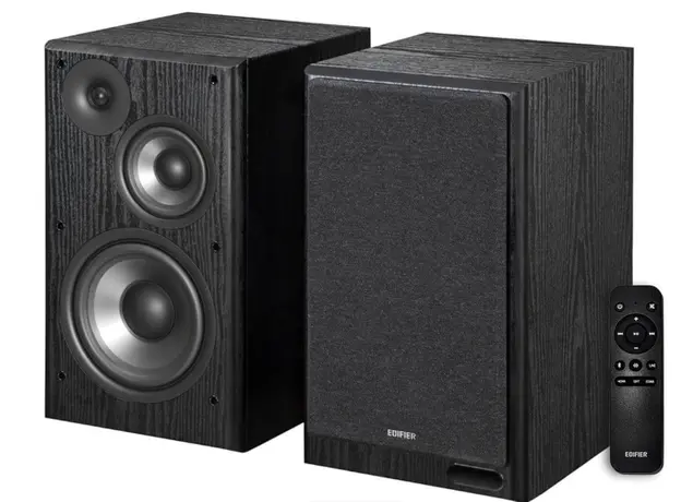 Speaker Edifier R2750DB MKII, 144W, HDMI eARC, Optical, Coaxial, Line In, Bluetooth, Powered Bookshelf Speakers, Black, 5 image