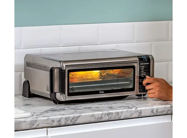 Electric oven Ninja SP101EU, 2400W, 8in1 Flip Mini Oven, Black/Silver, 7 image