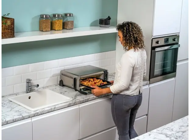 Electric oven Ninja SP101EU, 2400W, 8in1 Flip Mini Oven, Black/Silver, 8 image