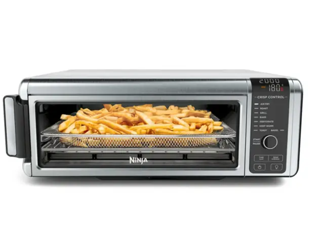 Electric oven Ninja SP101EU, 2400W, 8in1 Flip Mini Oven, Black/Silver