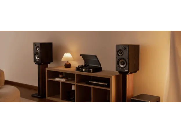 Speaker Edifier R2750DB MKII, 144W, HDMI eARC, Optical, Coaxial, Line In, Bluetooth, Powered Bookshelf Speakers, Walnut, 4 image