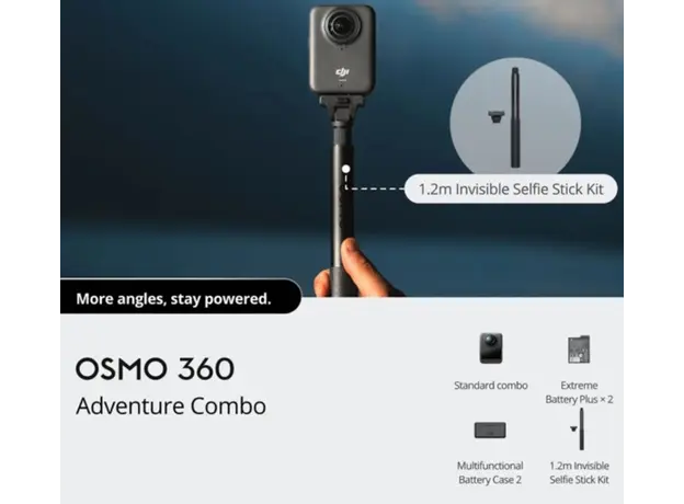 Video camera DJI Osmo 360 Adventure Combo, 7 image