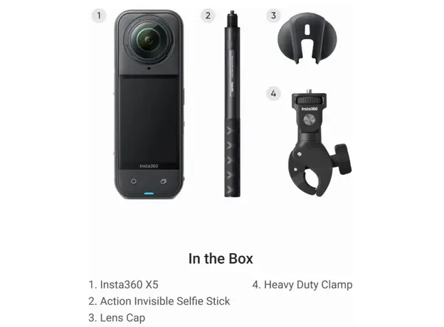 Insta360 X5 Motorcycle Bundle video camera, 5 image