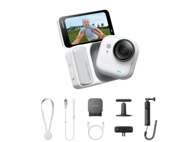 Insta360 GO Ultra Creator Bundle (Arctic White) video camera