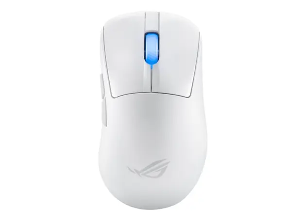ASUS Mouse ROG Keris II Ace, RGB, USB-A/WL/BT, white