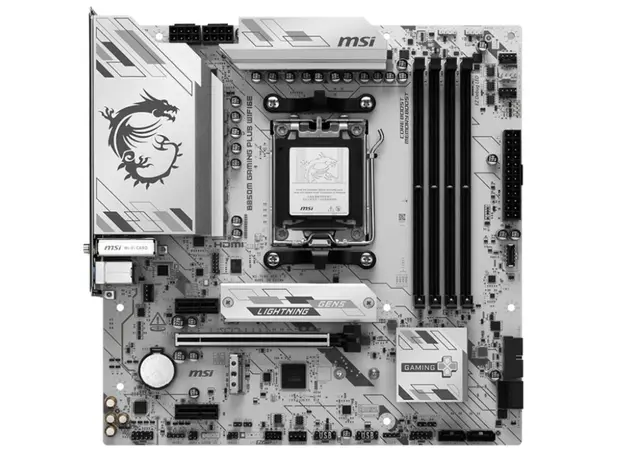 Motherboard MSI B850M GAMING PLUS WIFI6E sAM5 B850 4xDDR5 M.2 HDMI DP WiFi BT mATX, 4 image