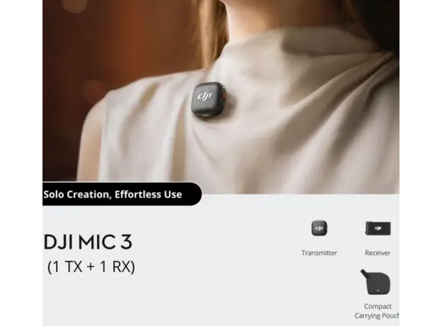 DJI Mic 3 (1 TX + 1 RX) microphone, 6 image