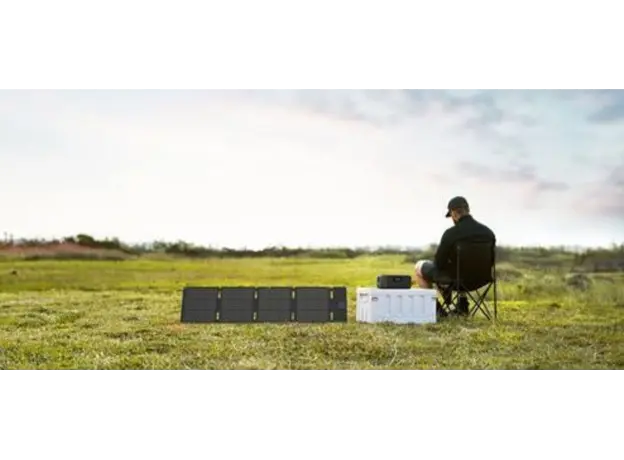 Portable energy station and solar panel Ecoflow River 3 UPS + 45W TypeC Solar panel bundle, 5 image