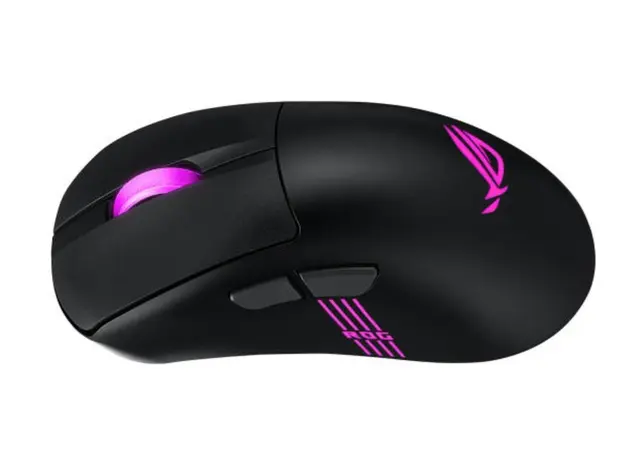 ASUS Mouse ROG Keris II Origin, RGB, USB-A/WL/BT, black, 4 image