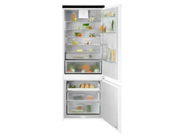 Built-in refrigerator Electrolux ENA7TE75S BI Bottom-Freezer 188.4x69.6x54.9 376 LT TwinTech Total No Frost White