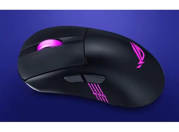 ASUS Mouse ROG Keris II Origin, RGB, USB-A/WL/BT, black, 6 image